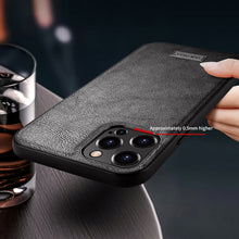 Load image into Gallery viewer, SULADA Shockproof TPU + Handmade Leather Protective Case, For iPhone 13 mini, For iPhone 13, For iPhone 13 Pro, For iPhone 13 Pro Max
