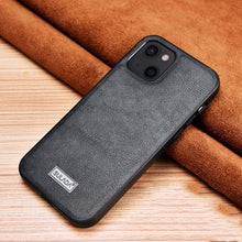 Load image into Gallery viewer, SULADA Shockproof TPU + Handmade Leather Protective Case, For iPhone 13 mini, For iPhone 13, For iPhone 13 Pro, For iPhone 13 Pro Max