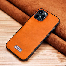 Load image into Gallery viewer, SULADA Shockproof TPU + Handmade Leather Protective Case, For iPhone 13 mini, For iPhone 13, For iPhone 13 Pro, For iPhone 13 Pro Max