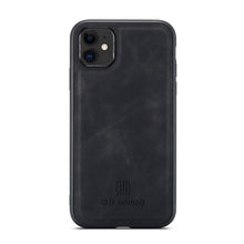 Load image into Gallery viewer, DG.MING M1 Series 3-Fold Multi Card Wallet + Magnetic Back Cover Shockproof Case with Holder Function, For iPhone 11, For iPhone 11 Pro, For iPhone 11 Pro Max