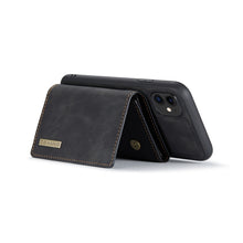 Load image into Gallery viewer, DG.MING M1 Series 3-Fold Multi Card Wallet + Magnetic Back Cover Shockproof Case with Holder Function, For iPhone 11, For iPhone 11 Pro, For iPhone 11 Pro Max