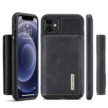 Load image into Gallery viewer, DG.MING M1 Series 3-Fold Multi Card Wallet + Magnetic Back Cover Shockproof Case with Holder Function, For iPhone 11, For iPhone 11 Pro, For iPhone 11 Pro Max