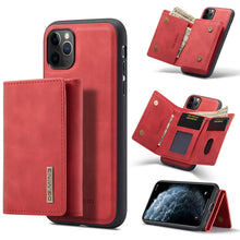 Load image into Gallery viewer, DG.MING M1 Series 3-Fold Multi Card Wallet + Magnetic Back Cover Shockproof Case with Holder Function, For iPhone 11, For iPhone 11 Pro, For iPhone 11 Pro Max