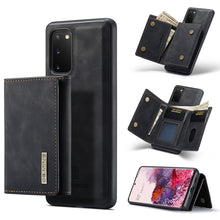 Load image into Gallery viewer, DG.MING M1 Series 3-Fold Multi Card Wallet  Back Cover Shockproof Case with Holder Function, For Samsung Galaxy S20