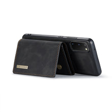 Load image into Gallery viewer, DG.MING M1 Series 3-Fold Multi Card Wallet  Back Cover Shockproof Case with Holder Function, For Samsung Galaxy S20