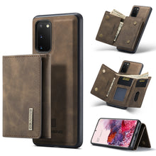 Load image into Gallery viewer, DG.MING M1 Series 3-Fold Multi Card Wallet  Back Cover Shockproof Case with Holder Function, For Samsung Galaxy S20