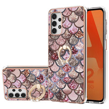 Load image into Gallery viewer, Electroplating Pattern IMD TPU Shockproof Case with Rhinestone Ring Holder, For Samsung Galaxy A32 5G, For Samsung Galaxy A32 4G EU Version, For Samsung Galaxy A51, For Samsung Galaxy A51 5G, For Samsung Galaxy A52 4G/5G, For Samsung Galaxy A71 5G     ...