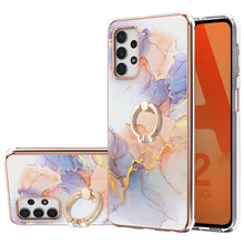 Load image into Gallery viewer, Electroplating Pattern IMD TPU Shockproof Case with Rhinestone Ring Holder, For Samsung Galaxy A32 5G, For Samsung Galaxy A32 4G EU Version, For Samsung Galaxy A51, For Samsung Galaxy A51 5G, For Samsung Galaxy A52 4G/5G, For Samsung Galaxy A71 5G     ...