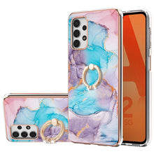 Load image into Gallery viewer, Electroplating Pattern IMD TPU Shockproof Case with Rhinestone Ring Holder, For Samsung Galaxy A32 5G, For Samsung Galaxy A32 4G EU Version, For Samsung Galaxy A51, For Samsung Galaxy A51 5G, For Samsung Galaxy A52 4G/5G, For Samsung Galaxy A71 5G     ...