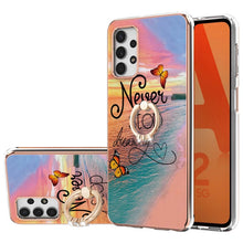 Load image into Gallery viewer, Electroplating Pattern IMD TPU Shockproof Case with Rhinestone Ring Holder, For Samsung Galaxy A32 5G, For Samsung Galaxy A32 4G EU Version, For Samsung Galaxy A51, For Samsung Galaxy A51 5G, For Samsung Galaxy A52 4G/5G, For Samsung Galaxy A71 5G     ...