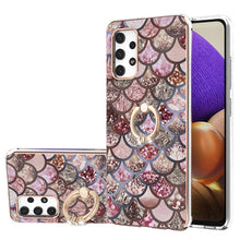 Load image into Gallery viewer, Electroplating Pattern IMD TPU Shockproof Case with Rhinestone Ring Holder, For Samsung Galaxy A32 5G, For Samsung Galaxy A32 4G EU Version, For Samsung Galaxy A51, For Samsung Galaxy A51 5G, For Samsung Galaxy A52 4G/5G, For Samsung Galaxy A71 5G     ...