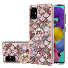 Load image into Gallery viewer, Electroplating Pattern IMD TPU Shockproof Case with Rhinestone Ring Holder, For Samsung Galaxy A32 5G, For Samsung Galaxy A32 4G EU Version, For Samsung Galaxy A51, For Samsung Galaxy A51 5G, For Samsung Galaxy A52 4G/5G, For Samsung Galaxy A71 5G     ...
