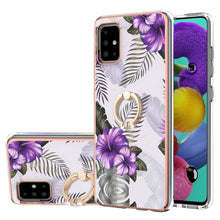 Load image into Gallery viewer, Electroplating Pattern IMD TPU Shockproof Case with Rhinestone Ring Holder, For Samsung Galaxy A32 5G, For Samsung Galaxy A32 4G EU Version, For Samsung Galaxy A51, For Samsung Galaxy A51 5G, For Samsung Galaxy A52 4G/5G, For Samsung Galaxy A71 5G     ...