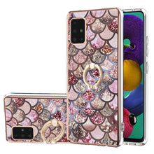 Load image into Gallery viewer, Electroplating Pattern IMD TPU Shockproof Case with Rhinestone Ring Holder, For Samsung Galaxy A32 5G, For Samsung Galaxy A32 4G EU Version, For Samsung Galaxy A51, For Samsung Galaxy A51 5G, For Samsung Galaxy A52 4G/5G, For Samsung Galaxy A71 5G     ...
