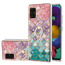 Load image into Gallery viewer, Electroplating Pattern IMD TPU Shockproof Case with Rhinestone Ring Holder, For Samsung Galaxy A32 5G, For Samsung Galaxy A32 4G EU Version, For Samsung Galaxy A51, For Samsung Galaxy A51 5G, For Samsung Galaxy A52 4G/5G, For Samsung Galaxy A71 5G     ...