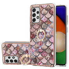 Load image into Gallery viewer, Electroplating Pattern IMD TPU Shockproof Case with Rhinestone Ring Holder, For Samsung Galaxy A32 5G, For Samsung Galaxy A32 4G EU Version, For Samsung Galaxy A51, For Samsung Galaxy A51 5G, For Samsung Galaxy A52 4G/5G, For Samsung Galaxy A71 5G     ...