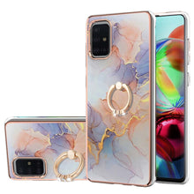 Load image into Gallery viewer, Electroplating Pattern IMD TPU Shockproof Case with Rhinestone Ring Holder, For Samsung Galaxy A32 5G, For Samsung Galaxy A32 4G EU Version, For Samsung Galaxy A51, For Samsung Galaxy A51 5G, For Samsung Galaxy A52 4G/5G, For Samsung Galaxy A71 5G     ...