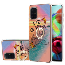 Load image into Gallery viewer, Electroplating Pattern IMD TPU Shockproof Case with Rhinestone Ring Holder, For Samsung Galaxy A32 5G, For Samsung Galaxy A32 4G EU Version, For Samsung Galaxy A51, For Samsung Galaxy A51 5G, For Samsung Galaxy A52 4G/5G, For Samsung Galaxy A71 5G     ...