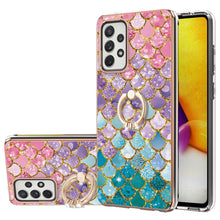 Load image into Gallery viewer, Electroplating Pattern IMD TPU Shockproof Case with Rhinestone Ring Holder, For Samsung Galaxy A32 5G, For Samsung Galaxy A32 4G EU Version, For Samsung Galaxy A51, For Samsung Galaxy A51 5G, For Samsung Galaxy A52 4G/5G, For Samsung Galaxy A71 5G     ...