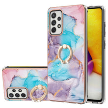 Load image into Gallery viewer, Electroplating Pattern IMD TPU Shockproof Case with Rhinestone Ring Holder, For Samsung Galaxy A32 5G, For Samsung Galaxy A32 4G EU Version, For Samsung Galaxy A51, For Samsung Galaxy A51 5G, For Samsung Galaxy A52 4G/5G, For Samsung Galaxy A71 5G     ...