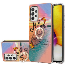 Load image into Gallery viewer, Electroplating Pattern IMD TPU Shockproof Case with Rhinestone Ring Holder, For Samsung Galaxy A32 5G, For Samsung Galaxy A32 4G EU Version, For Samsung Galaxy A51, For Samsung Galaxy A51 5G, For Samsung Galaxy A52 4G/5G, For Samsung Galaxy A71 5G     ...