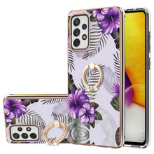 Load image into Gallery viewer, Electroplating Pattern IMD TPU Shockproof Case with Rhinestone Ring Holder, For Samsung Galaxy A32 5G, For Samsung Galaxy A32 4G EU Version, For Samsung Galaxy A51, For Samsung Galaxy A51 5G, For Samsung Galaxy A52 4G/5G, For Samsung Galaxy A71 5G     ...