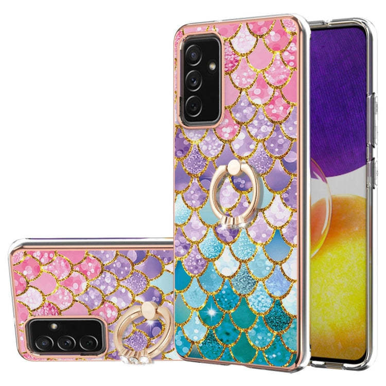 Electroplating Pattern IMD TPU Shockproof Case with Rhinestone Ring Holder, For Samsung Galaxy A82 5G, For Samsung Galaxy M11/A11, For Samsung Galaxy S20, For Samsung Galaxy S20 FE 4G/5G, For Samsung Galaxy S20+, For Samsung Galaxy S20 Ultra           ...