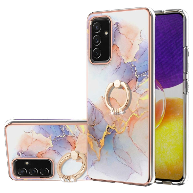 Electroplating Pattern IMD TPU Shockproof Case with Rhinestone Ring Holder, For Samsung Galaxy A82 5G, For Samsung Galaxy M11/A11, For Samsung Galaxy S20, For Samsung Galaxy S20 FE 4G/5G, For Samsung Galaxy S20+, For Samsung Galaxy S20 Ultra           ...