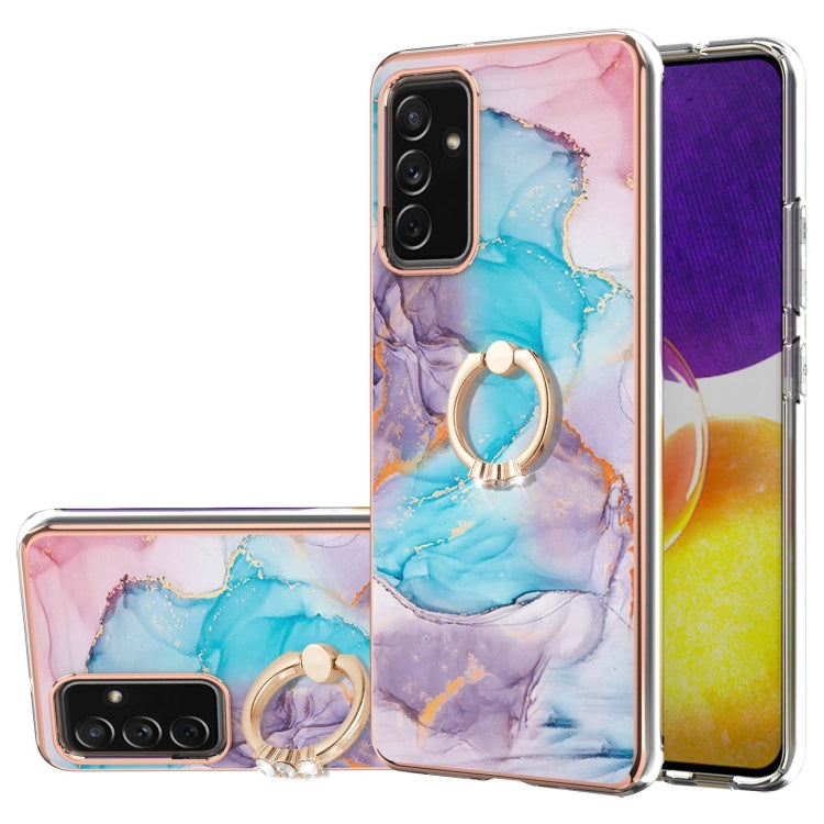 Electroplating Pattern IMD TPU Shockproof Case with Rhinestone Ring Holder, For Samsung Galaxy A82 5G, For Samsung Galaxy M11/A11, For Samsung Galaxy S20, For Samsung Galaxy S20 FE 4G/5G, For Samsung Galaxy S20+, For Samsung Galaxy S20 Ultra           ...