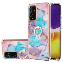 Load image into Gallery viewer, Electroplating Pattern IMD TPU Shockproof Case with Rhinestone Ring Holder, For Samsung Galaxy A82 5G, For Samsung Galaxy M11/A11, For Samsung Galaxy S20, For Samsung Galaxy S20 FE 4G/5G, For Samsung Galaxy S20+, For Samsung Galaxy S20 Ultra           ...