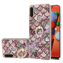 Load image into Gallery viewer, Electroplating Pattern IMD TPU Shockproof Case with Rhinestone Ring Holder, For Samsung Galaxy A82 5G, For Samsung Galaxy M11/A11, For Samsung Galaxy S20, For Samsung Galaxy S20 FE 4G/5G, For Samsung Galaxy S20+, For Samsung Galaxy S20 Ultra           ...