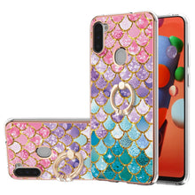 Load image into Gallery viewer, Electroplating Pattern IMD TPU Shockproof Case with Rhinestone Ring Holder, For Samsung Galaxy A82 5G, For Samsung Galaxy M11/A11, For Samsung Galaxy S20, For Samsung Galaxy S20 FE 4G/5G, For Samsung Galaxy S20+, For Samsung Galaxy S20 Ultra           ...