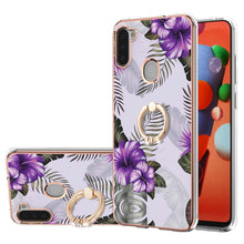 Load image into Gallery viewer, Electroplating Pattern IMD TPU Shockproof Case with Rhinestone Ring Holder, For Samsung Galaxy A82 5G, For Samsung Galaxy M11/A11, For Samsung Galaxy S20, For Samsung Galaxy S20 FE 4G/5G, For Samsung Galaxy S20+, For Samsung Galaxy S20 Ultra           ...