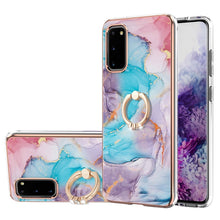 Load image into Gallery viewer, Electroplating Pattern IMD TPU Shockproof Case with Rhinestone Ring Holder, For Samsung Galaxy A82 5G, For Samsung Galaxy M11/A11, For Samsung Galaxy S20, For Samsung Galaxy S20 FE 4G/5G, For Samsung Galaxy S20+, For Samsung Galaxy S20 Ultra           ...