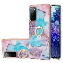 Load image into Gallery viewer, Electroplating Pattern IMD TPU Shockproof Case with Rhinestone Ring Holder, For Samsung Galaxy A82 5G, For Samsung Galaxy M11/A11, For Samsung Galaxy S20, For Samsung Galaxy S20 FE 4G/5G, For Samsung Galaxy S20+, For Samsung Galaxy S20 Ultra           ...