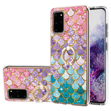 Load image into Gallery viewer, Electroplating Pattern IMD TPU Shockproof Case with Rhinestone Ring Holder, For Samsung Galaxy A82 5G, For Samsung Galaxy M11/A11, For Samsung Galaxy S20, For Samsung Galaxy S20 FE 4G/5G, For Samsung Galaxy S20+, For Samsung Galaxy S20 Ultra           ...