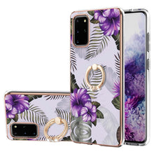 Load image into Gallery viewer, Electroplating Pattern IMD TPU Shockproof Case with Rhinestone Ring Holder, For Samsung Galaxy A82 5G, For Samsung Galaxy M11/A11, For Samsung Galaxy S20, For Samsung Galaxy S20 FE 4G/5G, For Samsung Galaxy S20+, For Samsung Galaxy S20 Ultra           ...