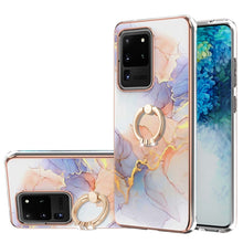 Load image into Gallery viewer, Electroplating Pattern IMD TPU Shockproof Case with Rhinestone Ring Holder, For Samsung Galaxy A82 5G, For Samsung Galaxy M11/A11, For Samsung Galaxy S20, For Samsung Galaxy S20 FE 4G/5G, For Samsung Galaxy S20+, For Samsung Galaxy S20 Ultra           ...