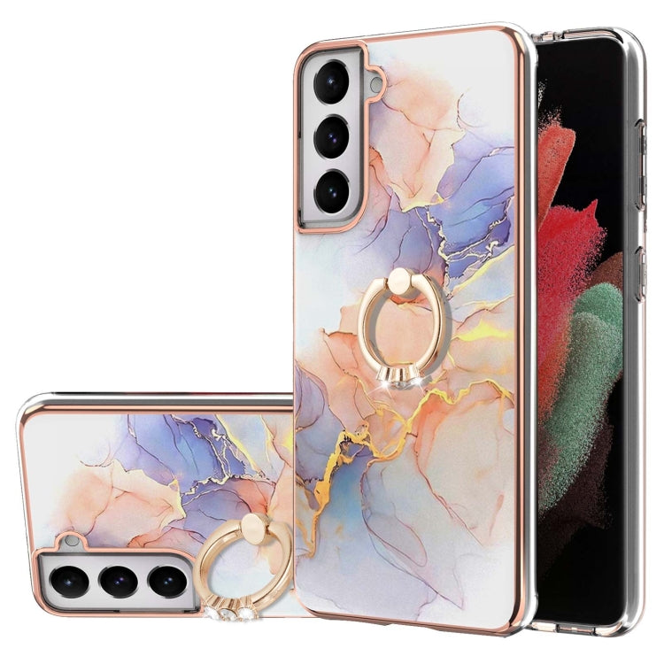 Electroplating Pattern IMD TPU Shockproof Case with Rhinestone Ring Holder, For Samsung Galaxy A82 5G, For Samsung Galaxy M11/A11, For Samsung Galaxy S20, For Samsung Galaxy S20 FE 4G/5G, For Samsung Galaxy S20+, For Samsung Galaxy S20 Ultra           ...