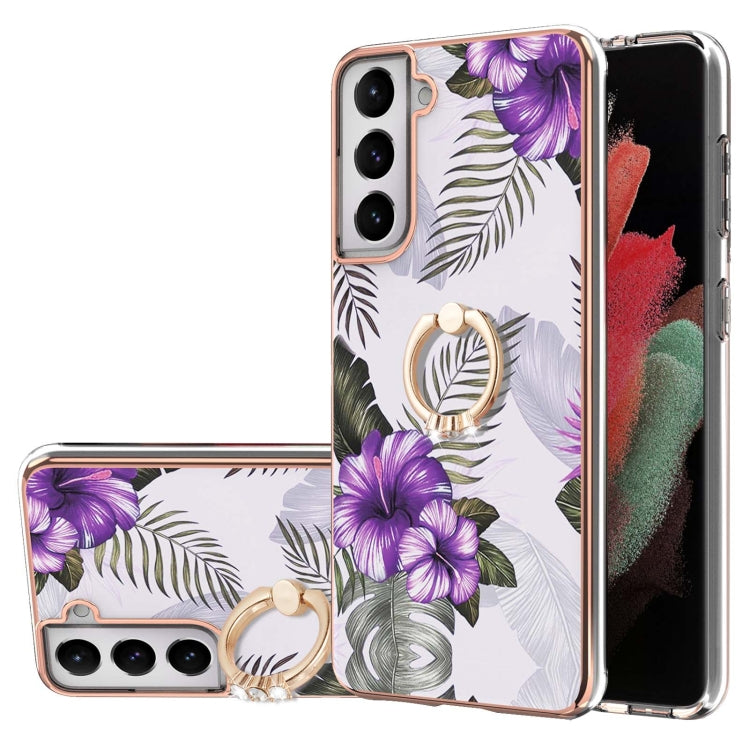 Electroplating Pattern IMD TPU Shockproof Case with Rhinestone Ring Holder, For Samsung Galaxy A82 5G, For Samsung Galaxy M11/A11, For Samsung Galaxy S20, For Samsung Galaxy S20 FE 4G/5G, For Samsung Galaxy S20+, For Samsung Galaxy S20 Ultra           ...