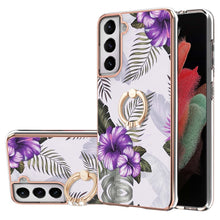 Load image into Gallery viewer, Electroplating Pattern IMD TPU Shockproof Case with Rhinestone Ring Holder, For Samsung Galaxy A82 5G, For Samsung Galaxy M11/A11, For Samsung Galaxy S20, For Samsung Galaxy S20 FE 4G/5G, For Samsung Galaxy S20+, For Samsung Galaxy S20 Ultra           ...