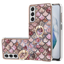 Load image into Gallery viewer, Electroplating Pattern IMD TPU Shockproof Case with Rhinestone Ring Holder, For Samsung Galaxy A82 5G, For Samsung Galaxy M11/A11, For Samsung Galaxy S20, For Samsung Galaxy S20 FE 4G/5G, For Samsung Galaxy S20+, For Samsung Galaxy S20 Ultra           ...