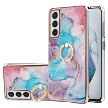 Load image into Gallery viewer, Electroplating Pattern IMD TPU Shockproof Case with Rhinestone Ring Holder, For Samsung Galaxy A82 5G, For Samsung Galaxy M11/A11, For Samsung Galaxy S20, For Samsung Galaxy S20 FE 4G/5G, For Samsung Galaxy S20+, For Samsung Galaxy S20 Ultra           ...