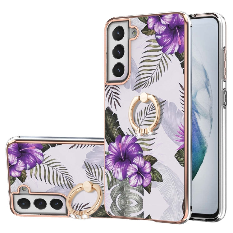 Electroplating Pattern IMD TPU Shockproof Case with Rhinestone Ring Holder, For Samsung Galaxy A82 5G, For Samsung Galaxy M11/A11, For Samsung Galaxy S20, For Samsung Galaxy S20 FE 4G/5G, For Samsung Galaxy S20+, For Samsung Galaxy S20 Ultra           ...