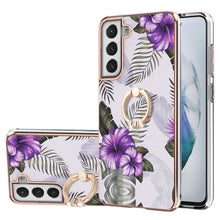 Load image into Gallery viewer, Electroplating Pattern IMD TPU Shockproof Case with Rhinestone Ring Holder, For Samsung Galaxy A82 5G, For Samsung Galaxy M11/A11, For Samsung Galaxy S20, For Samsung Galaxy S20 FE 4G/5G, For Samsung Galaxy S20+, For Samsung Galaxy S20 Ultra           ...