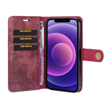 Load image into Gallery viewer, DG.MING Crazy Horse Texture Flip Detachable Magnetic Leather Case with Holder &amp; Card Slots &amp; Wallet, For iPhone 13 mini, For iPhone 13, For iPhone 13 Pro, For iPhone 13 Pro Max