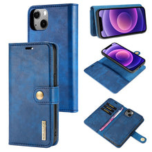 Load image into Gallery viewer, DG.MING Crazy Horse Texture Flip Detachable Magnetic Leather Case with Holder &amp; Card Slots &amp; Wallet, For iPhone 13 mini, For iPhone 13, For iPhone 13 Pro, For iPhone 13 Pro Max