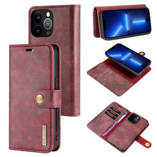 Load image into Gallery viewer, DG.MING Crazy Horse Texture Flip Detachable Magnetic Leather Case with Holder &amp; Card Slots &amp; Wallet, For iPhone 13 mini, For iPhone 13, For iPhone 13 Pro, For iPhone 13 Pro Max