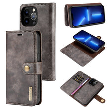Load image into Gallery viewer, DG.MING Crazy Horse Texture Flip Detachable Magnetic Leather Case with Holder &amp; Card Slots &amp; Wallet, For iPhone 13 mini, For iPhone 13, For iPhone 13 Pro, For iPhone 13 Pro Max