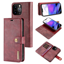 Load image into Gallery viewer, DG.MING Crazy Horse Texture Flip Detachable Magnetic Leather Case with Holder &amp; Card Slots &amp; Wallet, For iPhone 13 mini, For iPhone 13, For iPhone 13 Pro, For iPhone 13 Pro Max